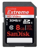 SanDisk Extreme 8 GB Class 10 SDHC Flash Memory Card (SDSDRX3-8192-A21)