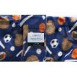Blue Fleece Throw Blanket 50in X 60in - Sports