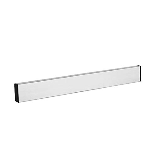 Magnetic Self-Adhesive Knife Holder Stand Stainless Steel Block Wall Mounted Easy Storage Knife Rack Strip for Kitchen Utensil - Silver