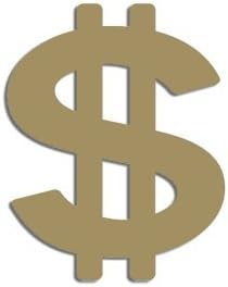 Dollar Sign Tanning Bed Stickers 100 Pack