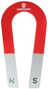 FIRST4MAGNETS Traditional Alnico Horseshoe Magnet 1kg Pull 75x39x8mm view 2