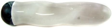 Selenite w/ Fluorite Twist Massage Wand GREAT TOOL for Feet Neck and Back Work by Gypsy Palace Online