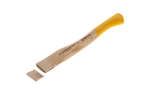 OCHSENKOPF Manche de rechange pour hachette, Manche en bois de frêne, 360 mm, 160 g, En pied de biche, Outil forestier, OX E-78 E-0360