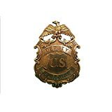 Denix US Deputy Marshal Star Eagle Messingf Cowboy Western Sheriff Badge