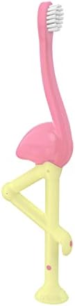 Dr Brown's Flamingo Toddler Toothbrush, Pink, Age 1-4, Soft Bristles view 10