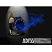 White & Blue LED Digital Touch Screen Watch, Classic Creative Fashion Faux Leather Band Wrist Watches (Blue Light)