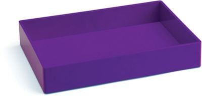 Poppin Medium Accessory Tray Purple, 6-7/8