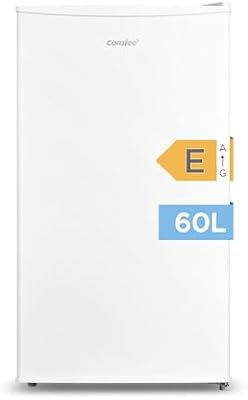 ' 60L Congelador Vertical para Cocina Pequeña, Monopuerta, Blanco