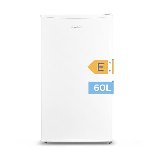 ' 60L Congelador Vertical para Cocina Pequeña, Monopuerta, Blanco