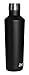 Zell 25 oz Stainless Steel Vacuum Insulated Water Bottle | Thermos Flask Keeps Cold 24 hours, Hot 12 hours | Wine Bottle Shaped Powder Coated Thermos | 750 ml | Black
