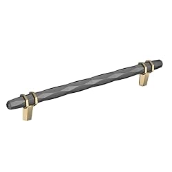 Amerock | Cabinet Pull | Black Chrome/Golden