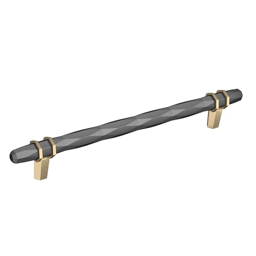 Amerock | Cabinet Pull | Black Chrome/Golden