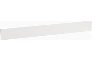 Elegant Decor Napoli 36" Engineered Stone Backsplash in Ivory White