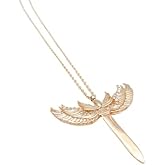 Archangel Michael Pendant Necklace, Rose Gold Sterling Silver Sword with Spiritual Meaning, Thoughtful Gift for Faithful Friends' Birthdays