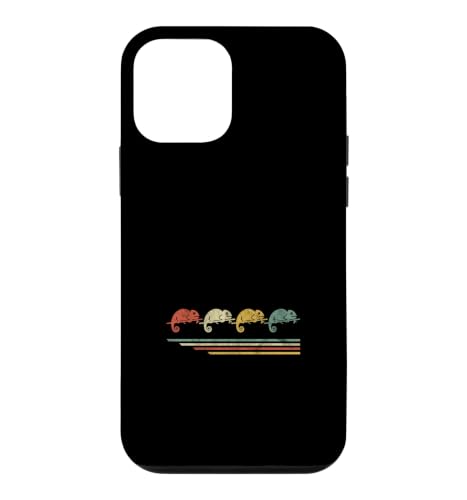 Chameleon Retro 80s 70s Vintage Animal Lover T shirt gift Case for iPhone 12 mi…