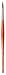 da Vinci Watercolor Series 5550 CosmoTop Mix F Paint Brush, Round Synthetic/Natural Mix, Size 8