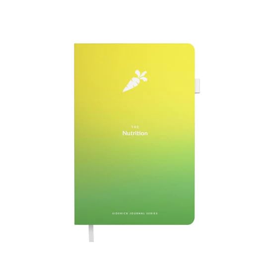 Habit Nest Fat Loss & Nutrition Sidekick Journal, Food Diary, Weight Loss Journal, 90-Day Food Planner for Tracking Meals & Calorie Counter, Science-Based Life Coach Notebook (Pear Green)
