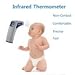 Professional Clinical Large LCD Non-Contact Infrared Thermometer - Forehead (Fahrenheit Readings)