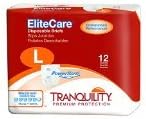 Tranquility EliteCare Maximum Absorbency Tape-Tab Style Brief (Large - 12 Count)