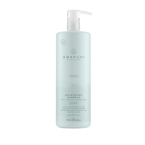 Paul Mitchell Awapuhi Wild Ginger Moisturizing Lather Shampoo - Feuchtigkeits-Shampoo für trockenes, strapaziertes Haar, Haarpflege in Salon-Qualität,