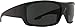 SPY Optic Piper, Rectangular Wrap Sunglasses, Color and Contrast Enhancing Lenses, Matte Black - Grey Polarize Lenses