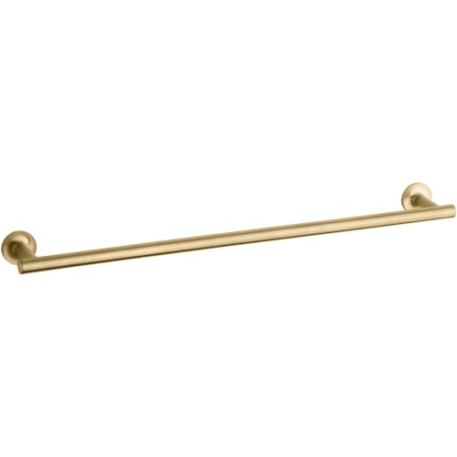 Kohler 14436-2MB Purist® 24" Towel bar, Vibrant Brushed Moderne Brass