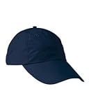 Adams Sunshield Unconstructed Blended Cap with UV Protection - Navy