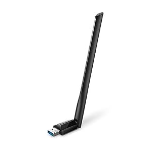 TP-Link USB WiFi Adapter for Desktop PC, AC1300Mbps USB 3.0 WiFi Dual Band Network Adapter with 2.4GHz/5GHz High Gain…