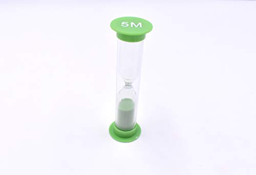 6Pcs Sand Timer Colorful Plastic Sandglass Hourglass Sand Clock Timer for Time Management Games Tabata and high Intensity Interval Training 30sec 1min 2mins 3mins 5mins 10mins - Thumbnail 2
