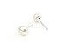HinsonGayle Thank You Gift Handpicked 6-7mm White Button Freshwater Cultured Pearl Stud Earrings