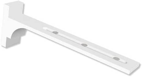 Inter Deco pared soporte 6, 5-18, 5 cm blanco de Aluminio para riel