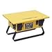 Southwire 6506GU 6 Outlet Temporary Power Distro Box — Portable 50 Amp Single Phase Twist Lock Distribution Box — Generator Spider Box — Yellow