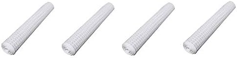 Resinet Barrier Fence SLM404850-WH Square Mesh Barrier Fence, 140 lb. Tensile Strength, 4' x 50', White (4)