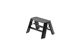 Hasegawa Ladders Lucano Step Ladder, 1-Step Black