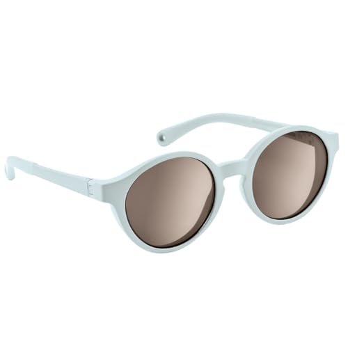 , Gafas de sol para niño 2-4 años, 100% Protección UV - CAT 3, Protección lateral, Confort óptimo, Patillas ajustables 360°, Merry, Azul perla