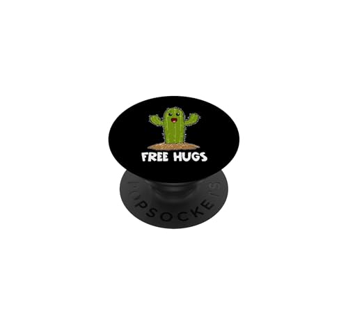 Cactus Hug Me Free Hugs PopSockets Adhesive PopGrip