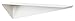 Umbra Stealth Wall-Mount Shelf, White