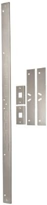 Door Armor MAX Combo Set - Satin Nickel by Armor Concepts LLC