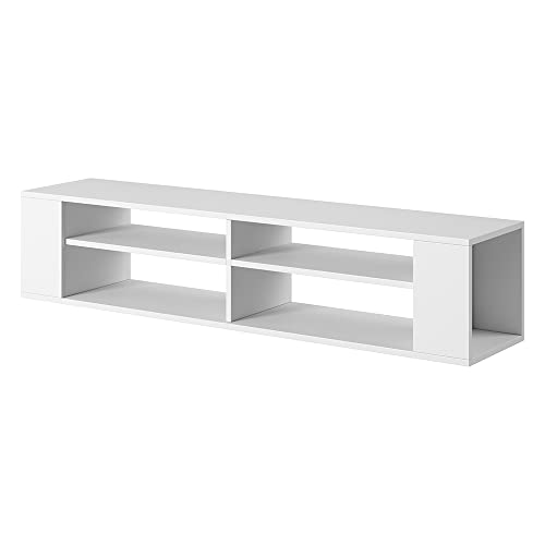 Selsey Meuble TV Blanc 140 cm en promo sur Amazon