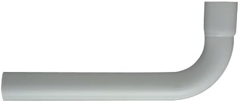 CORNAT CSPRB9000 Flush Pipe Elbow 90° w.Sleeve White, Muffe diameter 44 mm 325 mm, Muffe diameter 44 mm; 325 mm