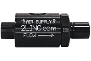 2L inc. 1/8" NPT Air Venturi Vacuum Generator Pump (Anodized Aluminum)