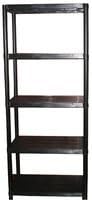 Duratool D01934 Five Tier Plastic Shelving - 5.5'(H) x 28" (W) x 15" (D)