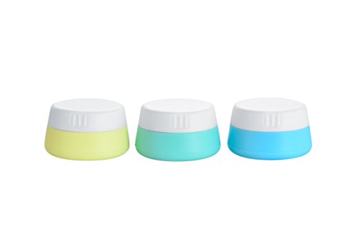 Ljdeals silicone cosmetic containers cream jars with li…