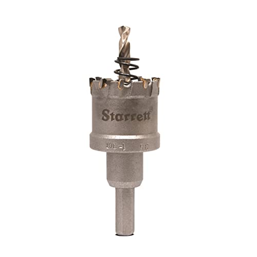 Starrett Hartmetall-bestückte Lochsäge - CTD35 TCT Tiefschnitt-Lochsäge - für Metall Edelstahl Eisen Aluminium - 35mm