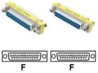 StarTech.com GC25SF DB25 Slimline Gender Changer F/F, Serial/Parallel Gender Changer, DB-25 (F) to DB-25 (F)