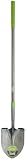 AMES 25332100 Tempered Steel Round Point Shovel with Fiberglass Handle, 61-Inch