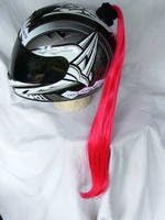 Pony Tails for Helmets All Colors Made in USA (Red)