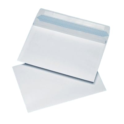 C5 162x229mm White Envelopes Self Seal Envelopes for Posting Mailing Home Office Opaque Wove Business Mails Pocket Envelopes 90gsm Pack of 250 (C5 162x229mm Pocket)