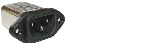 Interpower 83530593 Two Function Medical Grade Power Entry Module, C14 Inlet, Filter, 8A Current Rating, 115/250VAC Voltage Rating