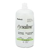 FENDALL Eye Wash Saline Solution Bottle Refill, 32-oz